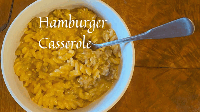 Hamburger Casserole by Marvel & Make at marvelandmake.com