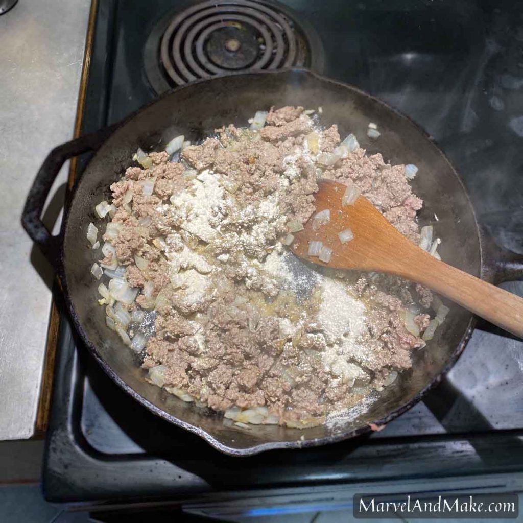 Shepherd's Pie with Ground Beef by Marvel & Make at marvelandmake.com