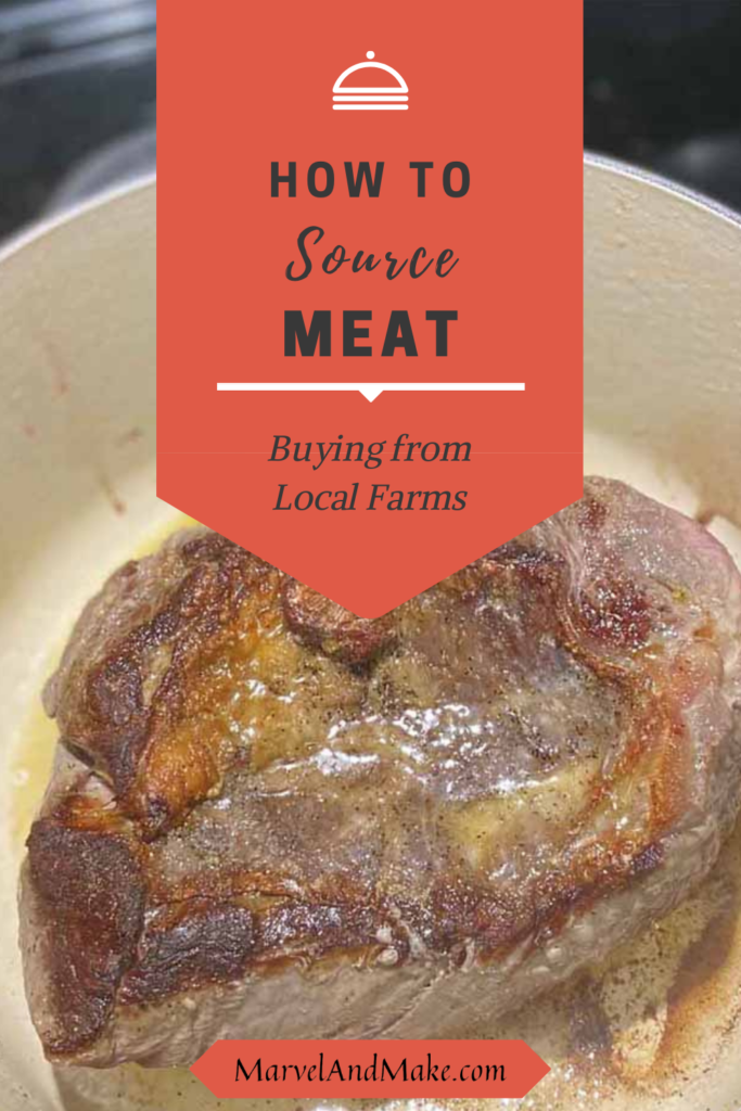Beef Roast - how to source meat from a local farm by Marvel & Make at www.marvelandmake.com