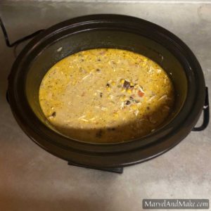 Slow Cooker White Chicken Chili from Marvel & Make at marvelandmake.com