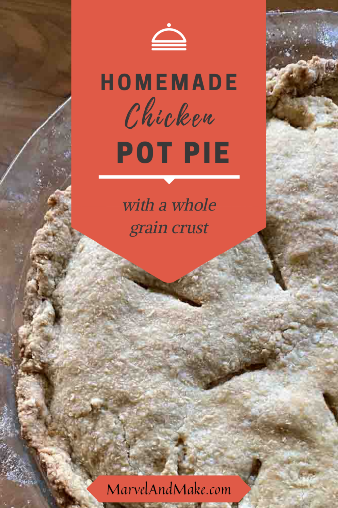 Homemade Chicken Pot Pie from Marvel & Make at marvelandmake.com