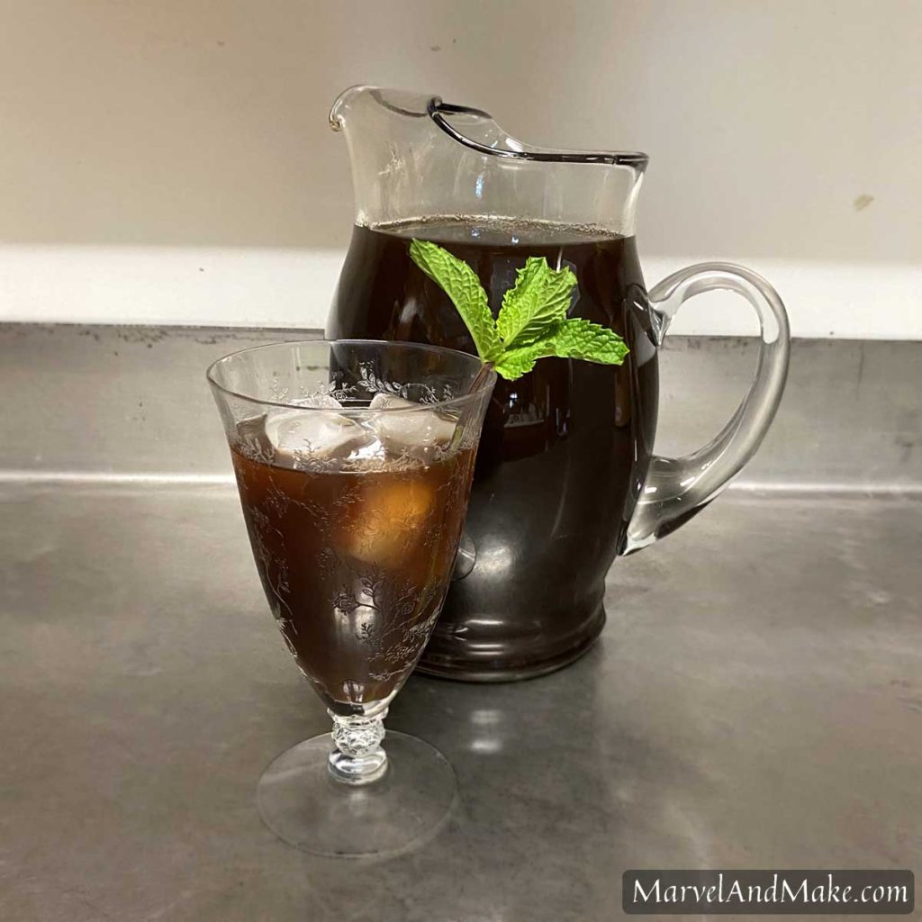 Mint Sweet Tea by Marvel & Make at marvelandmake.com