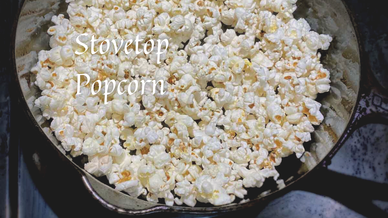 How To Cook Stovetop Popcorn And With A Spicy Seasoning