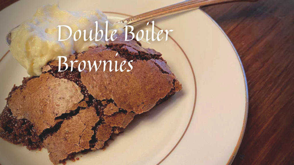 Double Boiler Brownies Marvel & Make