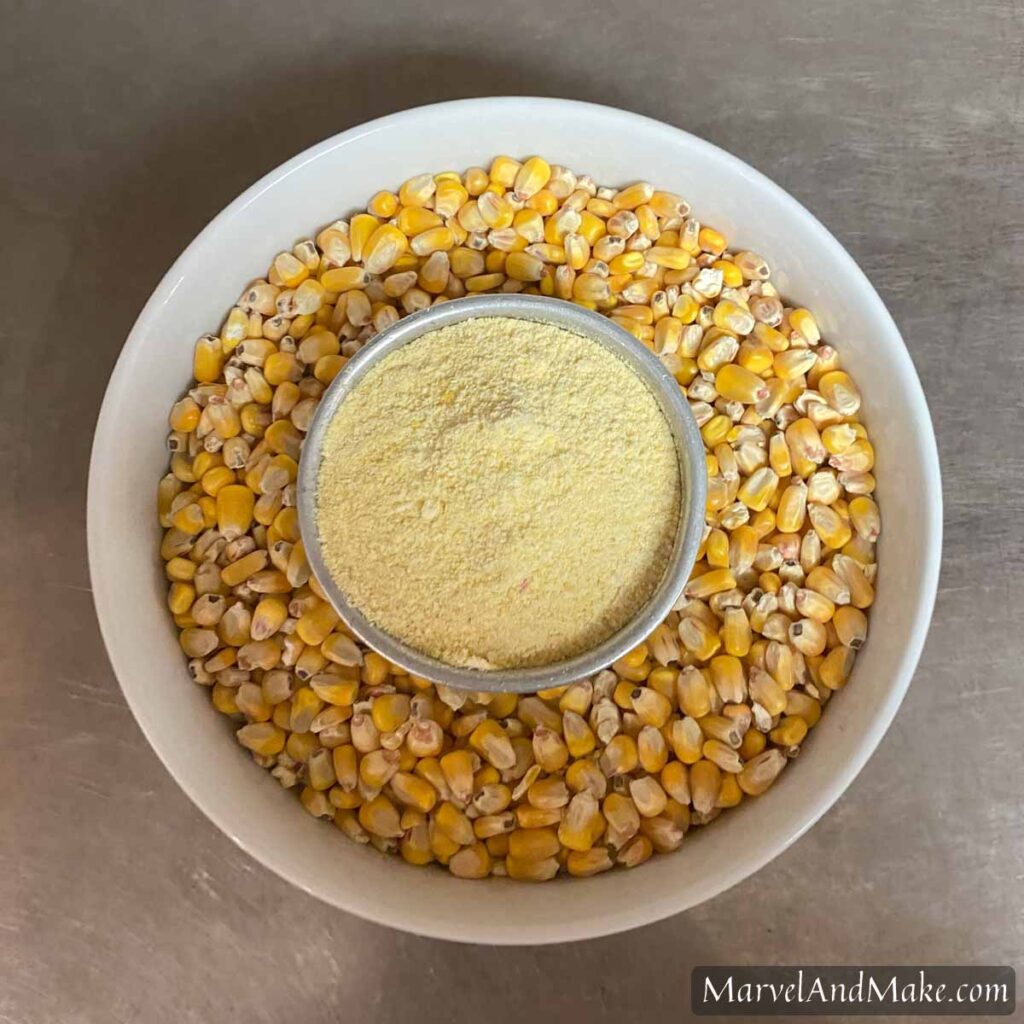 Fresh Milled Corn Cornmeal by Marvel & Make at marvelandmake.com