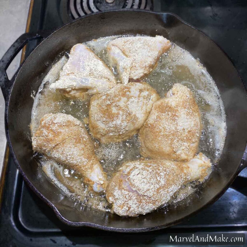 Einkorn Fried Chicken Marvel & Make at marvelandmake.com