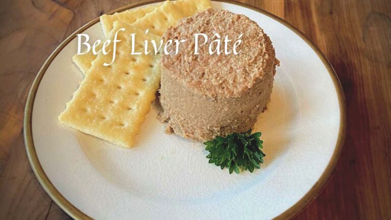 Beef Liver Pate by Marvel & Make at marvelandmake.com