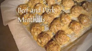 Beef and Pork Meatballs by Marvel & Make at Marvelandmake.com