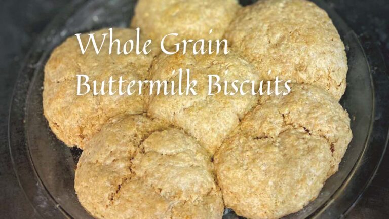 Whole Grain Buttermilk Biscuits from Marvel & Make at marvelandmake.com