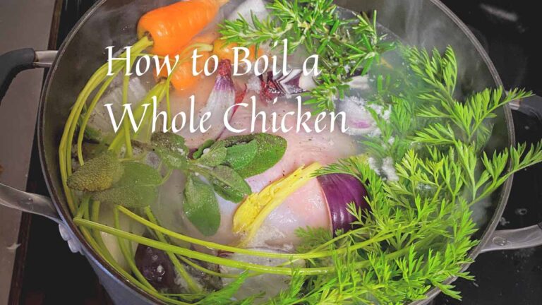 How to Boil a Whole Chicken from Marvel & Make at www.marvelandmake.com