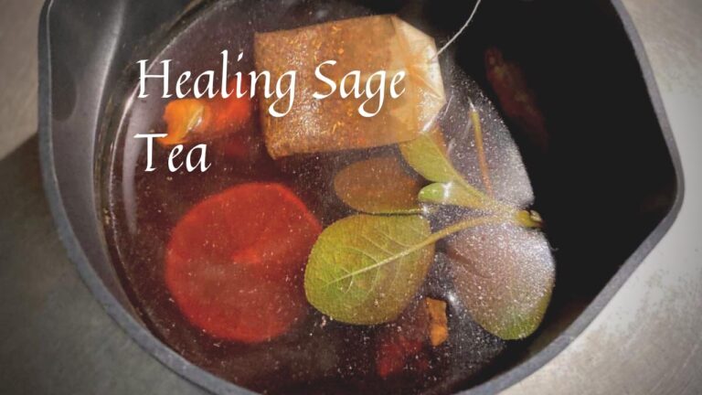 Healing Sage Tea by Marvel & Make at marvelandmake.com