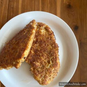 Parmesan Crusted Chicken Breasts from Marvel & Make at marvelandmake.com