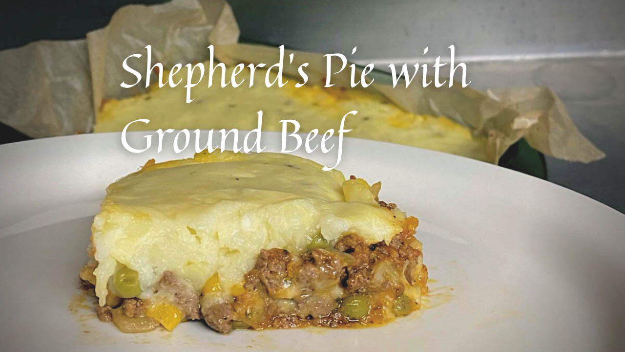 Shepherd's Pie with Ground Beef by Marvel & Make at marvelandmake.com