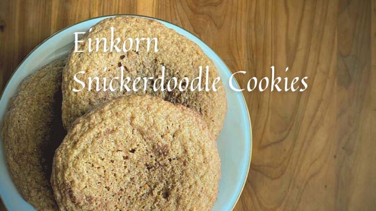 Einkorn Snickerdoodle Cookies by Marvel & Make at marvelandmake.com