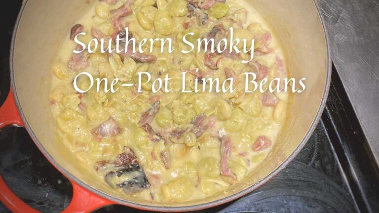 Smoky One-Pot Lima Beans from Marvel & Make at www.marvelandmake.com