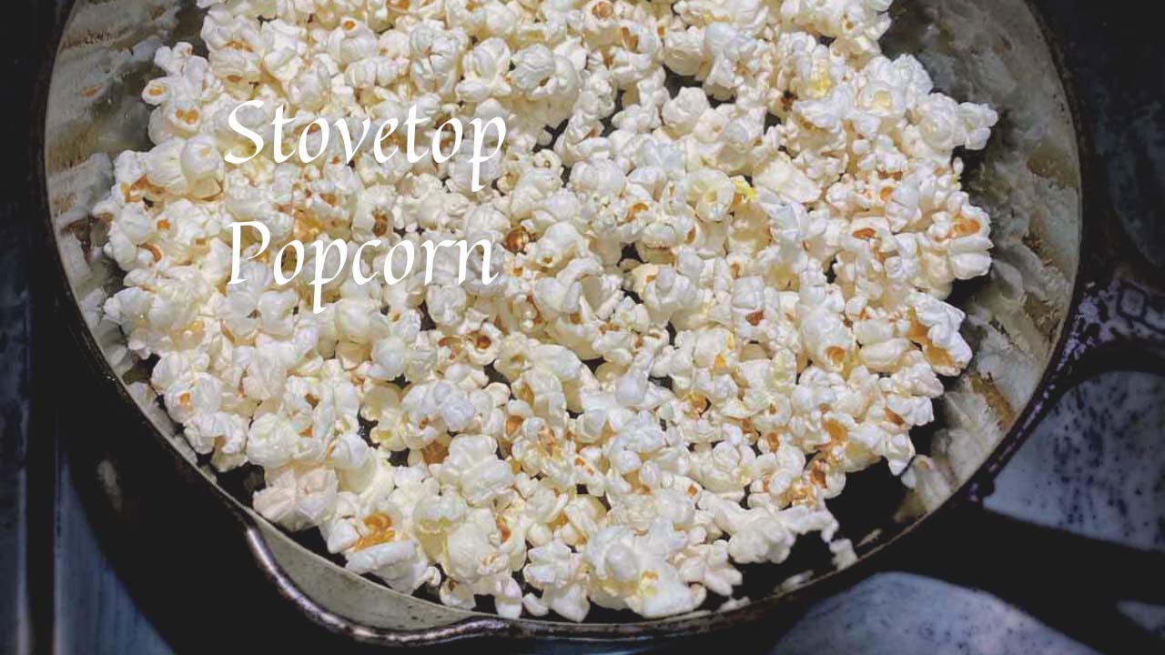 Stovetop popcorn by Marvel & Make at marvelandmake.com
