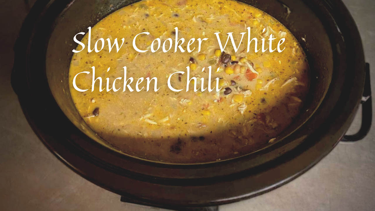 Slow Cooker White Chicken Chili from Marvel & Make at marvelandmake.com