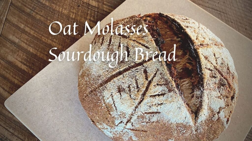 Oat Molasses Sourdough Bread from Marvel & Make at marvelandmake.com