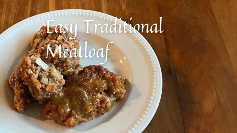 Easy Traditional Meatloaf from Marvel & Make at marvelandmake.com