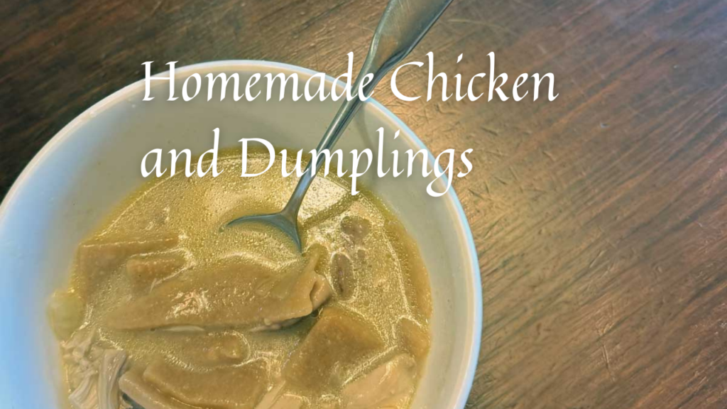 Homemade Chicken and Dumplings from Marvel and Make